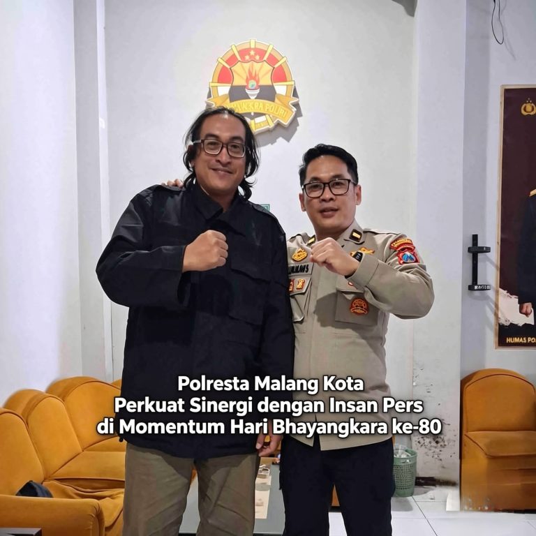 Polresta Malang Kota Perkuat Sinergi dengan Insan Pers di Momentum Hari Bhayangkara ke-80