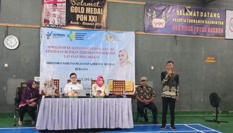 Darissalam Ajak Warga Budayakan Gaya Hidup Sehat dalam Program GERMAS Bersama Wakil Ketua Komisi IX DPR RI Putih Sari