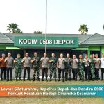 Lewat Silaturahmi, Kapolres Depok dan Dandim 0508 Perkuat Kesatuan Hadapi Dinamika Keamanan