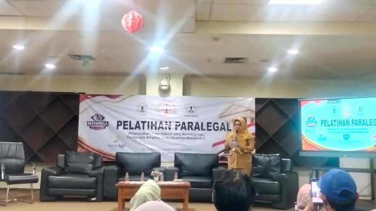 SWI Kota Depok dan LBH Mata Pena Gelar Pelatihan Paralegal, Febrina Puspitasari: Paralegal Garda Terdepan Perluas Akses Keadilan Warga Depok