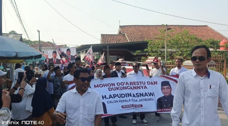 Dikawal Ribuan Pendukung H. APUDIN ASNAWI RESMI MENDAFTAR CALON KEPALA DESA JATIBARU, KETUA UMUM JBB: PILKADES HARUS JADI MOMENTUM PERUBAHAN