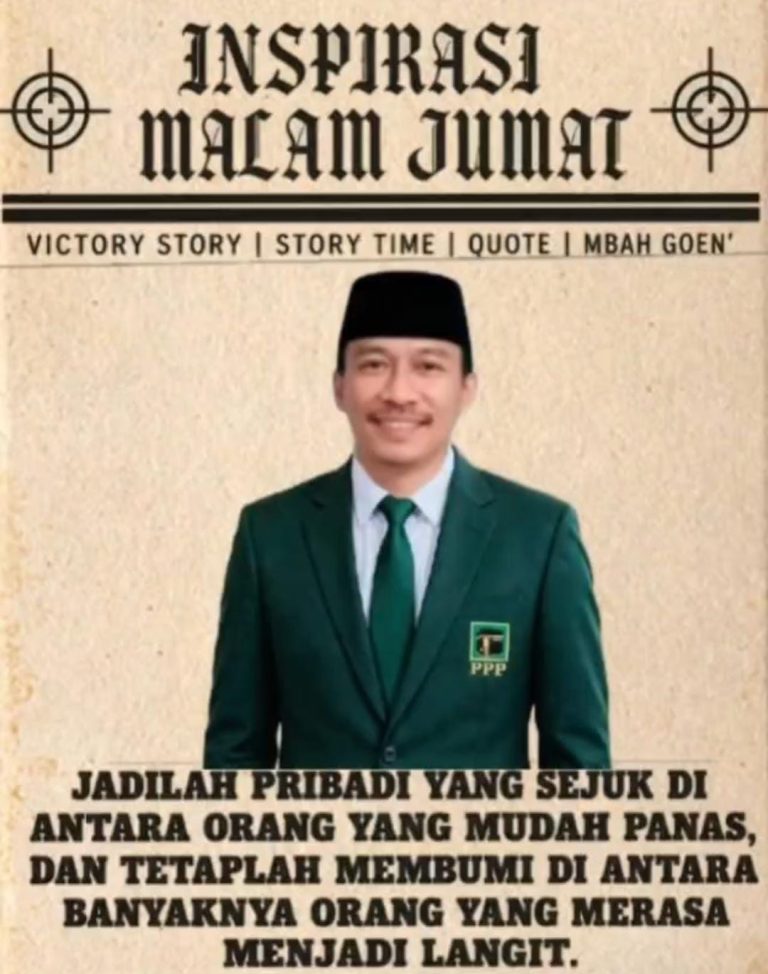 Inspirasi Malam Jum’at Kang Edo: Menjadi Pribadi yang Menyejukkan dan Tetap Membumi