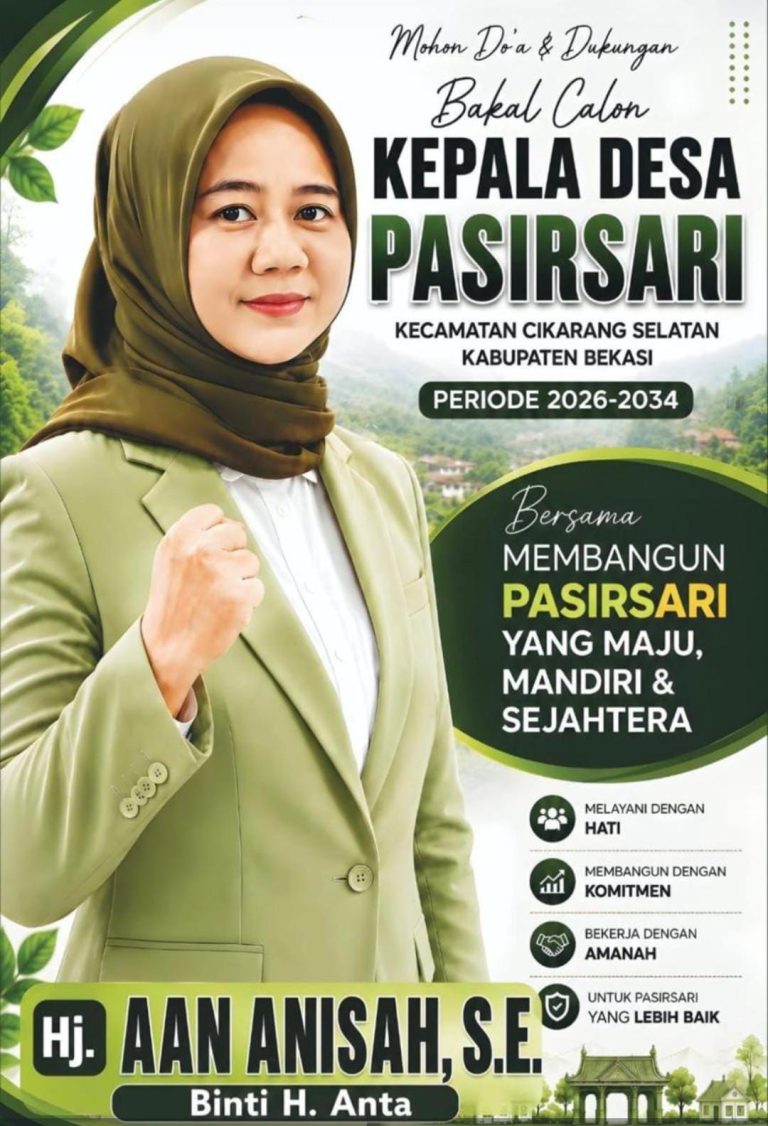 Hj. Aan Anisah, S.E., Bawa Gagasan Kepemimpinan Humanis untuk Pasir Sari yang Maju, Mandiri dan Sejahtera