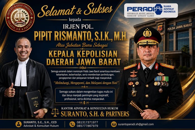PH Media  Online Nasional Swarajabar Sampaikan Selamat kepada Irjen Pol Pipit Rismanto, Dorong Polda Jabar Perkuat Profesionalisme & Kepercayaan Publik