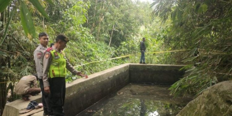 Usut Insiden Maut di Kolam Penampungan Mata Air, Polres Garut Lakukan Olah TKP dan Periksa Saksi