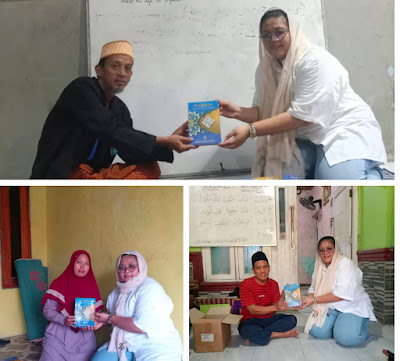 Layla Rizky Salurkan Amanah Al-Qur’an ke Majelis Pengajian dan Pesantren di Desa Bantarjaya
