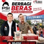 Dari Galuh Mas, PSI Karawang Teguhkan Kepedulian: Berbagi Beras, Menguatkan Kebersamaan