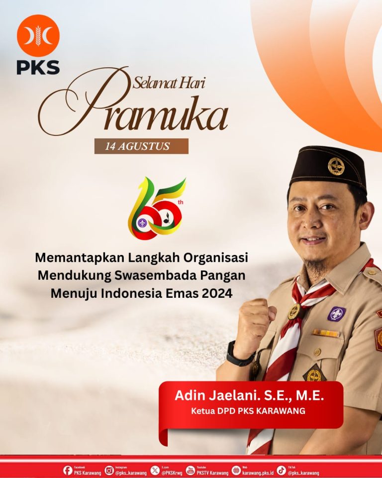 Adin Jaelani: Pramuka Membentuk Generasi Berkarakter, Berakhlak dan Cinta Tanah Air