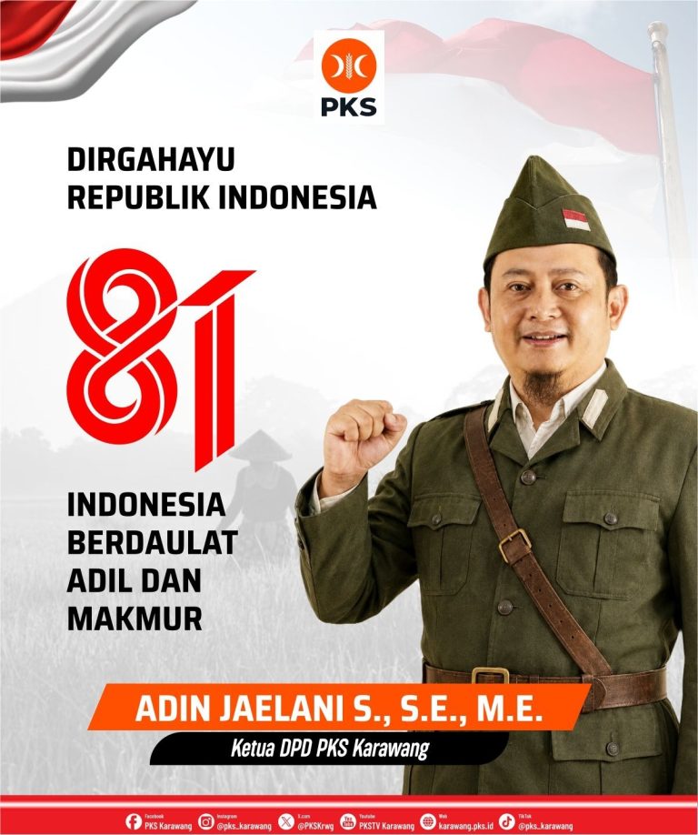 HUT Kemerdekaan RI Ke-81, Adin Jaelani: Kemerdekaan Harus Dihadirkan Melalui Karya dan Kebermanfaatan