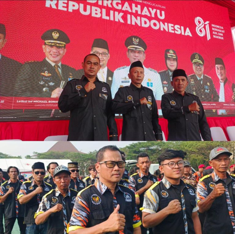 GMBI Dipimpin “H Obay” Hadiri Upacara HUT Kemerdekaan RI ke-81 di Plaza Pemda Kabupaten Bekasi