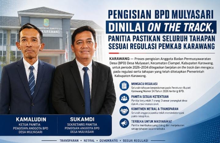 Pengisian BPD Mulyasari Dinilai On The Track, Panitia Pastikan Seluruh Tahapan Sesuai Regulasi Pemkab Karawang