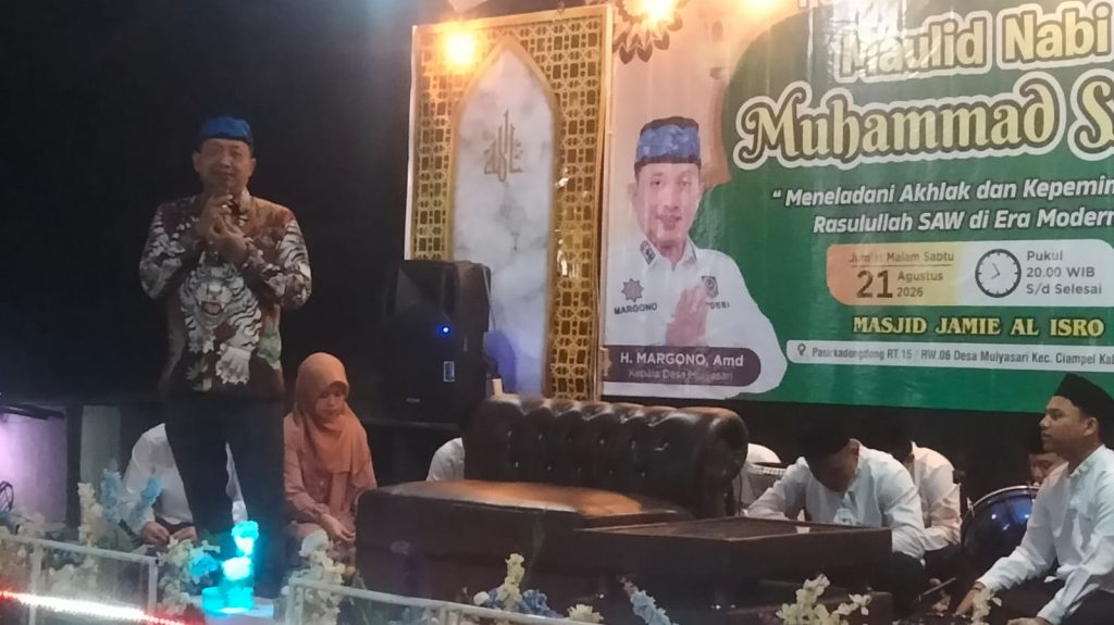 H. Margono Ajak Masyarakat Mulyasari Teladani Rasulullah SAW, Perkuat Tholabul Ilmi dan Raih Keberkahan
