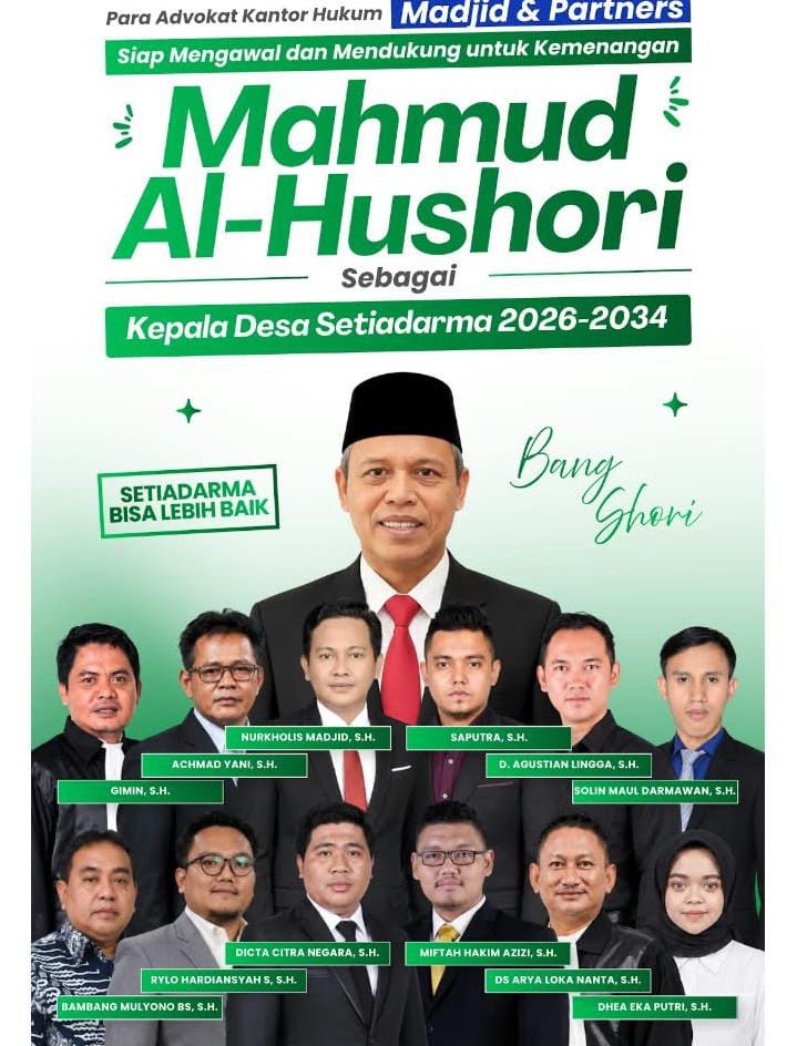 Selusin Advokat Madjid & Partners Siap Kawal Mahmud Al-Hushori dalam Pilkades Setia Darma 2026–2034
