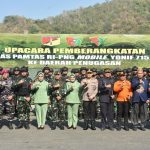 Sinergitas Tanpa Batas: Kapolda Gorontalo Hadiri Pelepasan 500 Personel Satgas Pamtas RI-PNG Mobile Yonif 715/MTL