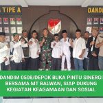 DANDIM 0508/DEPOK Buka Pintu Sinergi Bersama MT BALWAN, Siap Dukung Kegiatan Keagamaan dan Sosial
