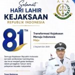 H. Margono Sampaikan Ucapan Harlah Kejaksaan RI ke-81, Dorong Penguatan Supremasi Hukum hingga Tingkat Desa