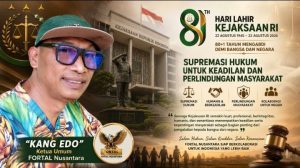 Harlah Kejaksaan RI ke-81, Kang Edo Dorong Supremasi Hukum yang Humanis dan Perlindungan Masyarakat
